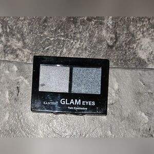 Santee Glam Eyes Twin Eyeshadow - Silver and Gray 0.13oz BNIB